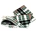 Alpine Swiss Mens Plaid Scarf Soft Winter Scarves Unisex,Red Plaid,One Size