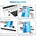 A3 Laminator Machine, Rapid 1.5 Minute Warm-up Thermal Laminating Machine with Trimmer for Home Office School Use with 50 Pouches and Corner, Support 3Mil 5 Mil, 12.5'' Max Width Laminating