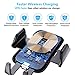 Wireless Car Charger Mount,DesertWest 10W Wireless Car Phone Holder Mount,Qi Car Charger Compatible for Samsung Galaxy S9/S8/S8+/S7/S7 Edge,iPhone 8/8Plus/X/XS/XR/Xs Max,Other Qi-Enabled Device