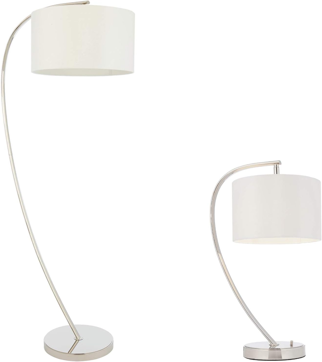 matching standing and table lamps