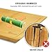 1Easylife - The Best Mother's Day Gift - Organic 2-Piece Bamboo Cutting Board, Extra Large & Medium Size Set, All-Natural and 100% Anti-Bacterial, Perfect For Meat & Veggie Prep