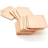 IC Chipset GPU CPU Thermal Heatsink Copper Pad Shim Size 20 x 20 x 1.0mm Pack Of 20