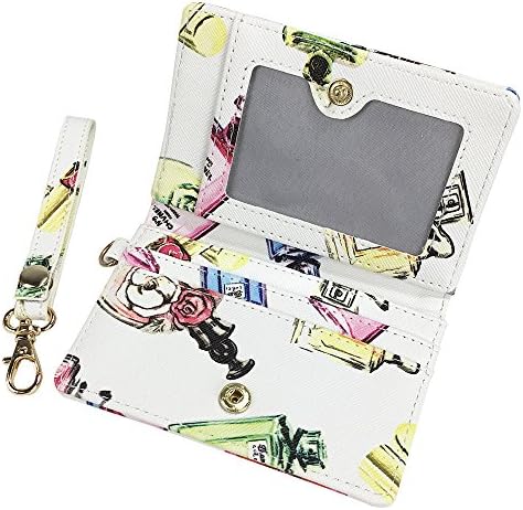 Womens Credit Card Wallet PU Leather Card Holder Slim Front Pocket Wallet Small ID Coin Purse with RFID Blocking