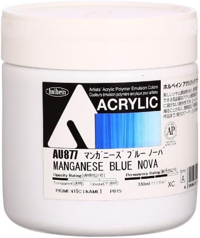 Holbein Acrylic Color 330ml Manganese Blue Nova AU877 (japan import)