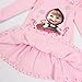 Frogwill Girls Masha and Bear Long Sleeve Skirt Casual Dress Dot Printed