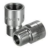 Lixada Bike Pedal Extenders 9/16 Inch Left Right Pedal Adapters Spacers