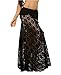 Moxeay® Women Bikini Swimwear Cover up Mesh Hollow Out Lace Crochet Dress (One Size, Black)
