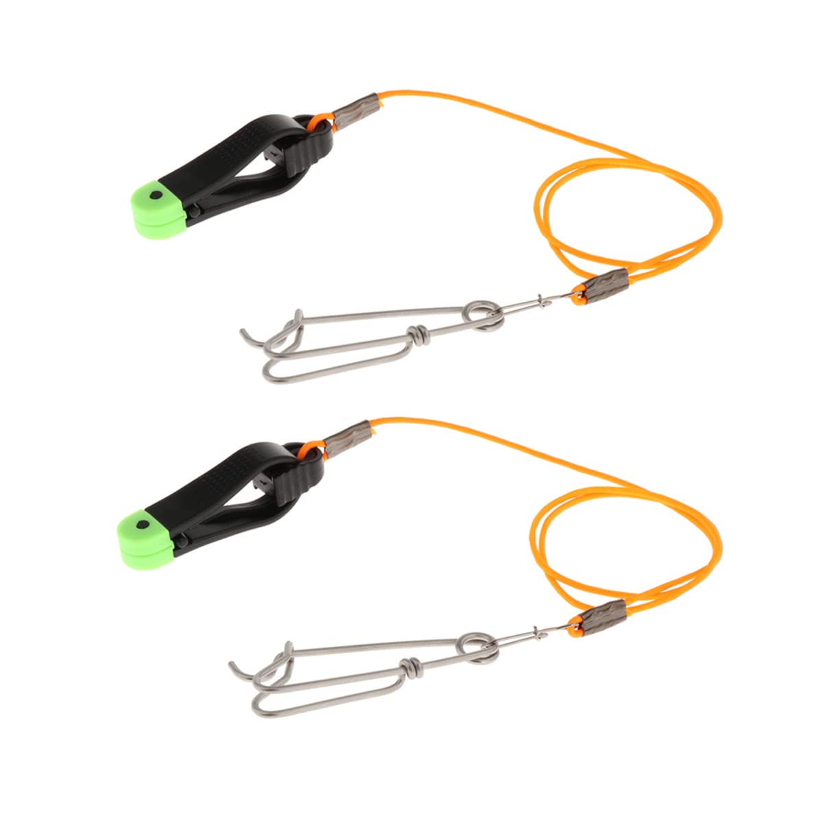Photo 1 of YUNNLEZT Power Grip Plus Line Release, 17inch Leader with Snap Release Clip Fishing Downrigger Line Release for Weight, Planer Board, Kite, Offshore Fishing, Pack of 2