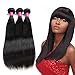 Brazilian 100% Virgin Human Hair Extensions Silky Straight 3 Bundles, Grade 8A Remy Human Hair Weft Natural Color Can be Dye and Bleached manufacturer supply