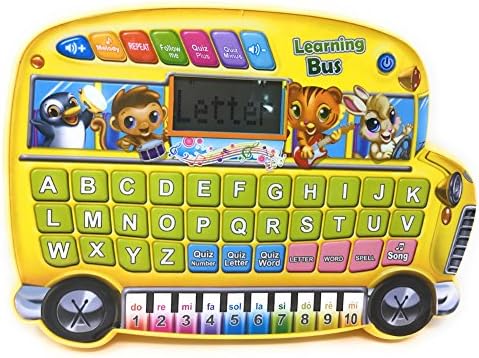 Mallya Educational Touch Magic Alphabet Learning School Bus Toy for Kids