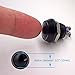 URTONE Momentary Push Button Switch, UR123, 1NO SPST DC/AC 36V 2A Aluminum Alloy Metal Shell Suitable for 12mm 1/2