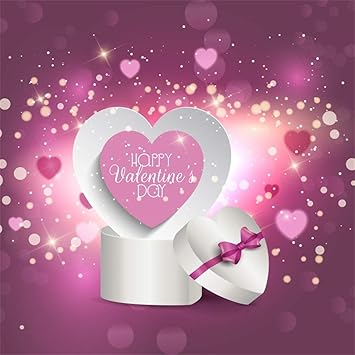 Amazon Com Leyiyi 6x6ft Happy Valentine S Day Backdrop Bokeh