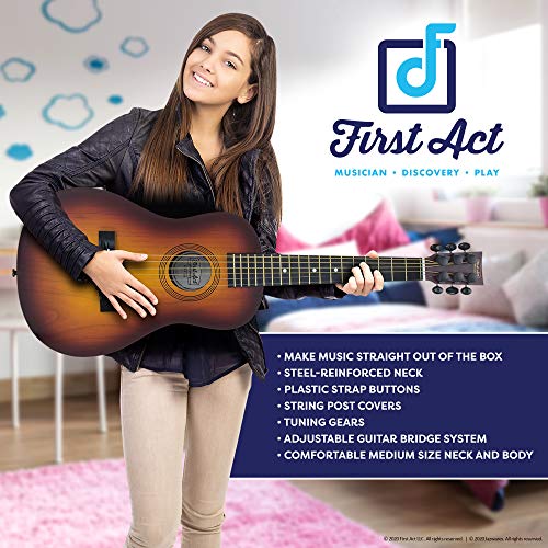 First Act Musicians Acoustic Guitar - First Act Discovery 30 Beginner Acoustic Guitar Sunburst Musicians Territory