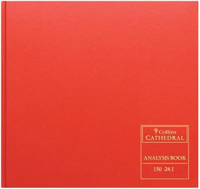 Collins Cathedral ABA 24 Cash Columns Red 150/24.1 Ruling Guide