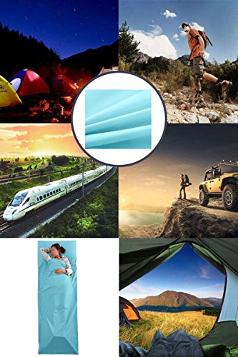 Goodlee Sleeping Bag Liner,Portable Single Soft and Breathable Sleeping Bag Liner for Traveling,Camping,Hiking and Outdoor Activities Hotel
