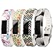 Fitbit Alta Band Imarku Fitness Colorful Replacement WristBand Accessories for Fitbit Alta(No tracker, Replacement Bands Only)