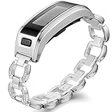 Accessory Bands for Garmin Vivosmart HR, Metal Case with Adjustable Watch Replacement Band Strap for Garmin Vivosmart HR, Not for Garmin Vivosmart HR+ (No Tracker)