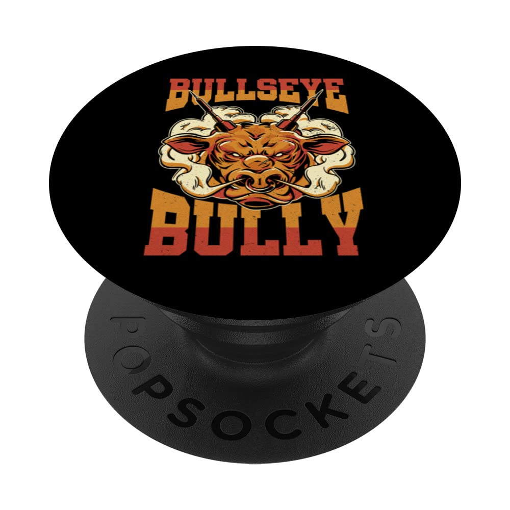 Bullseye Bully Bull Dart Animal Darts Target Sports PopSockets Swappable PopGrip