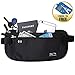 Day Tip Money Belt - Passport Holder Secure Hidden Travel Wallet with RFID Blocking, Undercover Fanny Pack