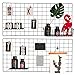 Hosaken Multifunction Grid Panel,Wall Decor/Sculptural Frames & Holders/Wall Display/Organizer, Pack of 2 Pcs, Size:15.7