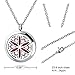 Sunflower 316L Surgical Steel Essential Oil Diffuser Necklace with 23.4