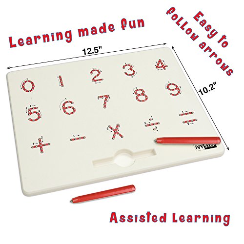 Ivy Step Magnetic Number Tracing Board with Two Stylus Pens - Thumbnail 3