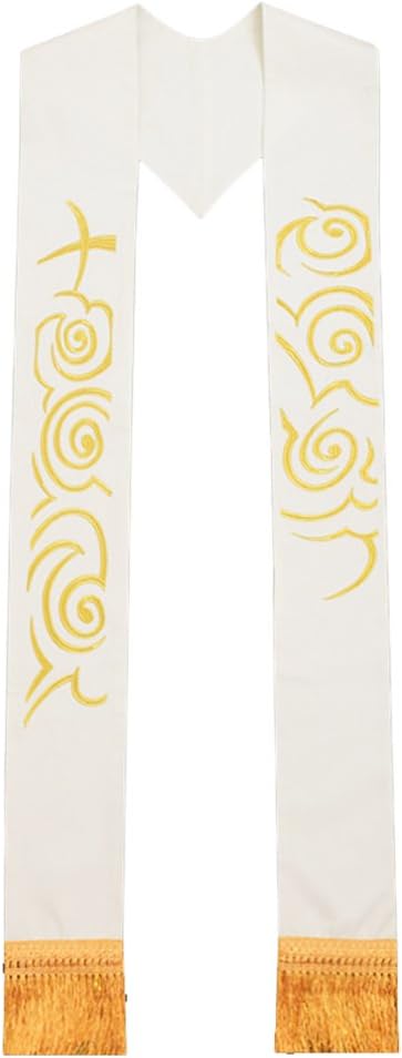 Amazon Blessume 牧師 神職人員着服に合うネクタイ 聖歌隊 肩帯 刺繍 コスプレ 仮装 通販