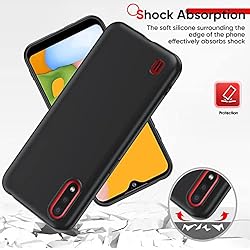 LeYi for Samsung A01 Case, A01 Phone Case with [2