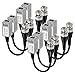 VIMVIP® HD CCTV Via Twisted Video Balun Transmitter Transceiver for CVI/TVI/AHD CCTV System Pack of 4 Pairs 8 Pieces