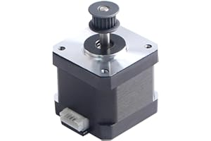 FYSETC 3D Printer Accessories - Crealty K1 Z Motor Replacement: K1C Nema 17 Stepping Motor 42-40mm Body 1.8 Stepper Angle 1.0A 2 Phase with 2GT Synchronous Belt Wheel Pulley for Z Axis Part