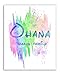 Summit Designs Lilo and Stitch Watercolor Art Prints – Set of 3 (8x10) Photos - Ohana Means Family