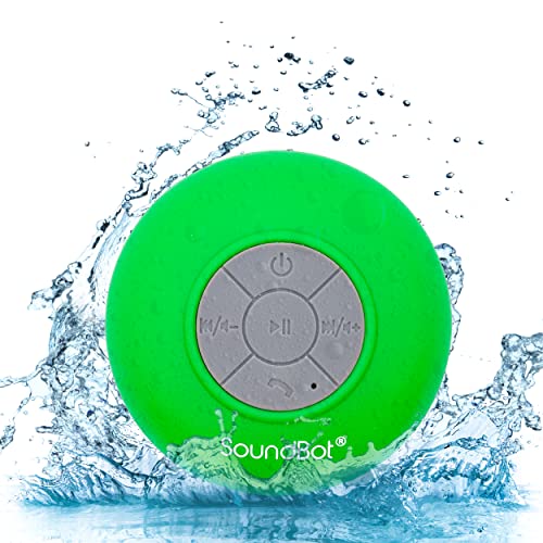 Soundbot SB510 Bluetooth Shower Speaker HD Water Resistant Bathroom