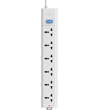 Gongniu (Formerly Bull) Extension Board; 6 Socket, 1 Switch, 3 M Wire