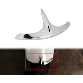 HDBUBALUS Motorcycle Front Fender Accents ABS Edge Trim Fit for Goldwing GL1800 2001-2011