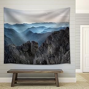 Rock Mountain - Fabric Wall Tapestry Home Decor - 51x60 inches