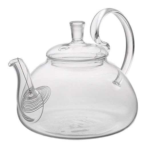 Jarras De Cristal Tetera De Vidrio Flower Coffee Glass Tea Pot ...
