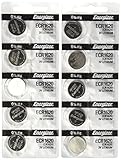 10 Energizer CR1620 Lithium Batteries