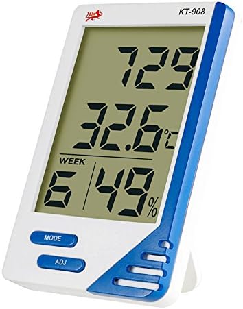 Citywalk360 Room Thermometer and Humidity Gauge, Indoor Humidity and Temperature Monitor, Digital Hygromoter Indoor LCD Display with Outdoor Temperature Sensor