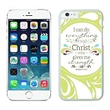 Iphone 6 Case, Christian Theme - Bible Verse Philippians 413 - Durable and lightweight Cover Case Iphone 6 (4.7-inch) Cases White Cover