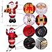 OurWarm 5ft Christmas Inflatables Lighted Santa Claus Blow Up Yard Decorations for Indoor and Outdoor Garden Lawn Christmas Decorations