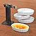 Oggi 5 Piece Creme Brulee Set, Black w/White Ramekins, 1