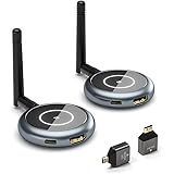 AIMIBO Wireless HDMI Extender Multiple Receivers 1X4, Turn Phone As a Monitor by App, Wireless HDMI Transmitter & Receiver 5G