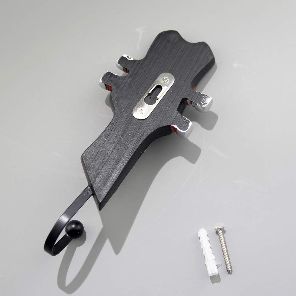 B-Guitar Hooks KUNGYO Juego de 3 Ganchos Decorativos Guitarra Forma