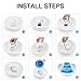 YOUTHINK Cat Water Fountain, 2L Large Capacity Healthy and Hygienic Automatic Ultra Quiet Pet Water Fountain, Cat Water Dispenser with 1 Filter, Pet Drinking Fountain for Cat and Dog (Blue)