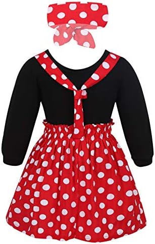 Efe 子供サスペンダースカート ミッキーマウス スカート ヘッドクリップ付き 水玉 ドット柄 ワンピース キッズ 女の子 コスチューム 可愛い プリンセスドレス B07zh27vqr 734円 大人気 New Arrival 最安値挑戦 年中無休 高品質 通販