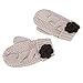 Tou Baby Girls Winter Hat Glove and Scarf Kid Suits Crochet Caps White 2-6t