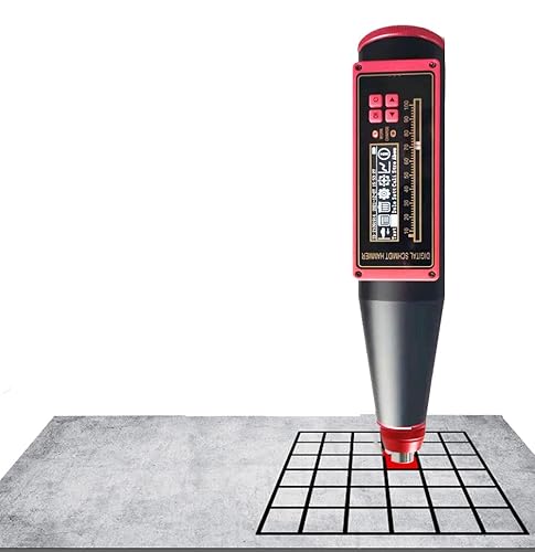 VTSYIQI Digital Concrete Rebound Hammer Tester NDT Resiliometer Schmidt ...