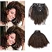 Anrosa Kinkys Curly Clip in Hair Extensions Human Hair 3C 4A Afro Kinky Curly Clip ins Natural Hair Real Remy Thick Human Hair Extensions for Black Women (14 inch, Ombre #1B/4)