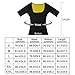 HAMACTIV Neoprene Hot Sweat Sauna Body Shapers T-Shirts with Zipper Slimming Tank Top Vest Weight Loss Gym Yoga Sports Vest Hot Thermo Fitness Anti-Cellulite (Full Open-Bust, S)