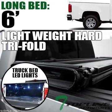 Truck Bed Accessories Topline For 2015 2019 Colorado Canyon 6 Ft Bed Tri Fold Soft Vinyl Tonneau Cover Magazine Oceanomedicina Com